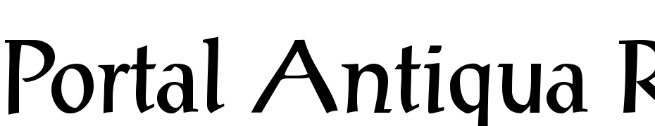 Portal Antiqua Regular Yazı tipi ücretsiz indir